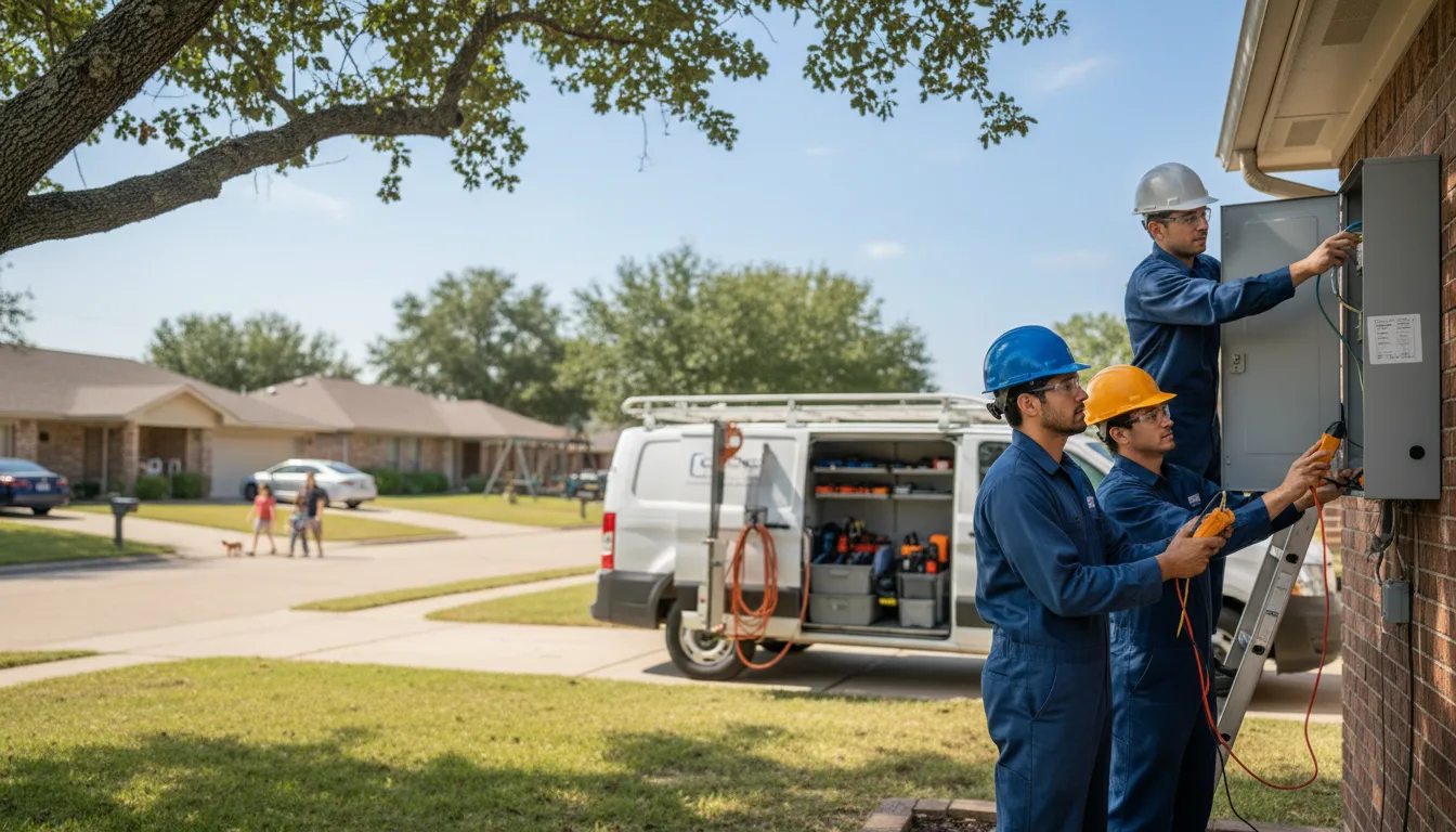 Certified electrician providing emergency electrical services in Dyersburg, TN